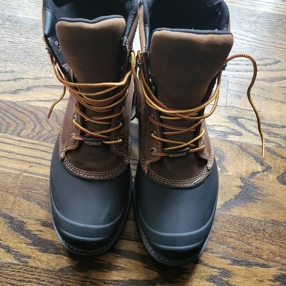 Wolverine Men's Brown and Black Waterproof Boots